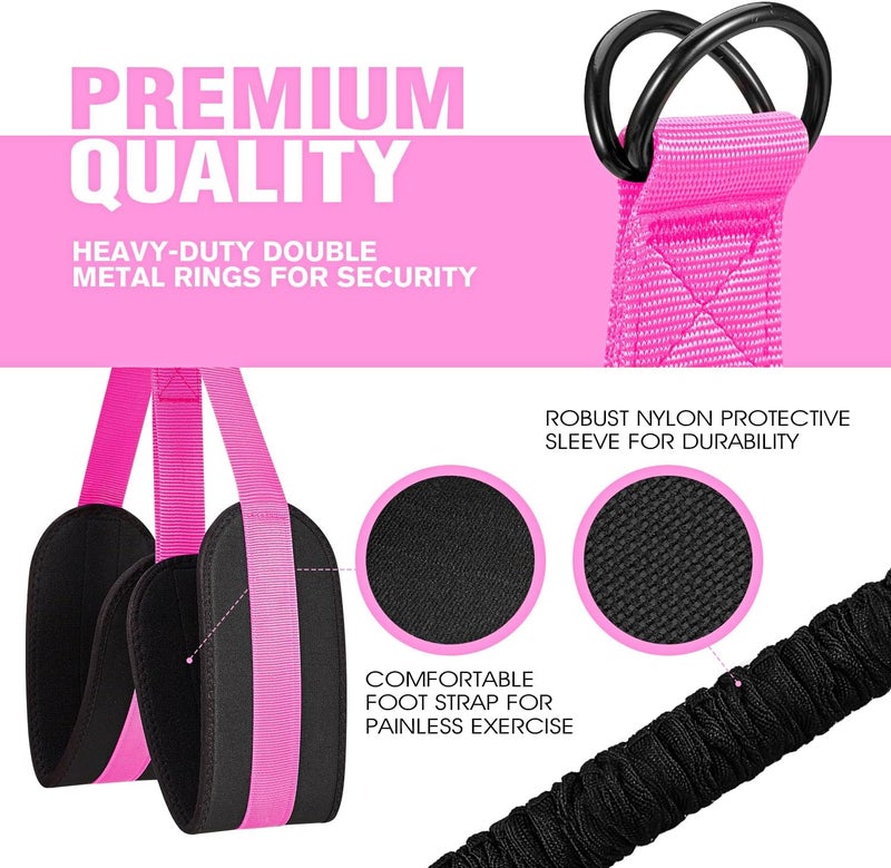 Ayombo Pull Up Assistance Bands, Resistance Bands for Pull Up Bar Workout, Adjustable Heavy Duty Pull Up Assist Equipment with 4 Assistance Bands, Home Gym Fitness Exercise Strength Training - Image 4